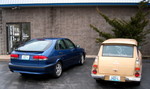 We sold the blue car and Nicks Wagon on the right