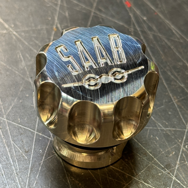 Oil Cap 9-3ss V6 "Airplane"