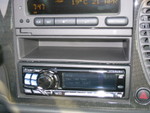 Alpine CDA-9855 MP3 and Ipod control. Not completed HU is just thrown in, steering control is active...